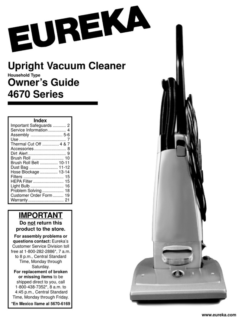 Eureka 4670 Series owner's guide