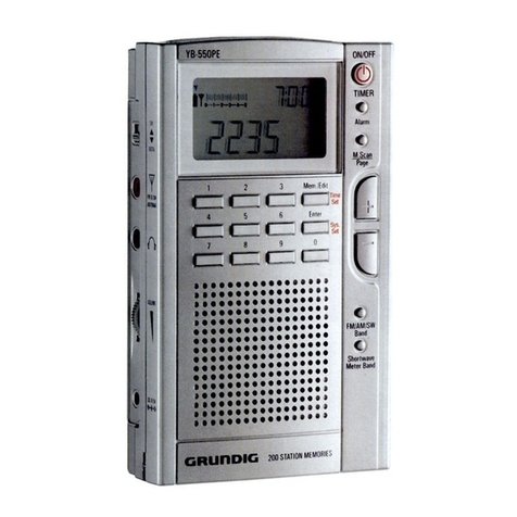 Grundig YB550PEO User manual