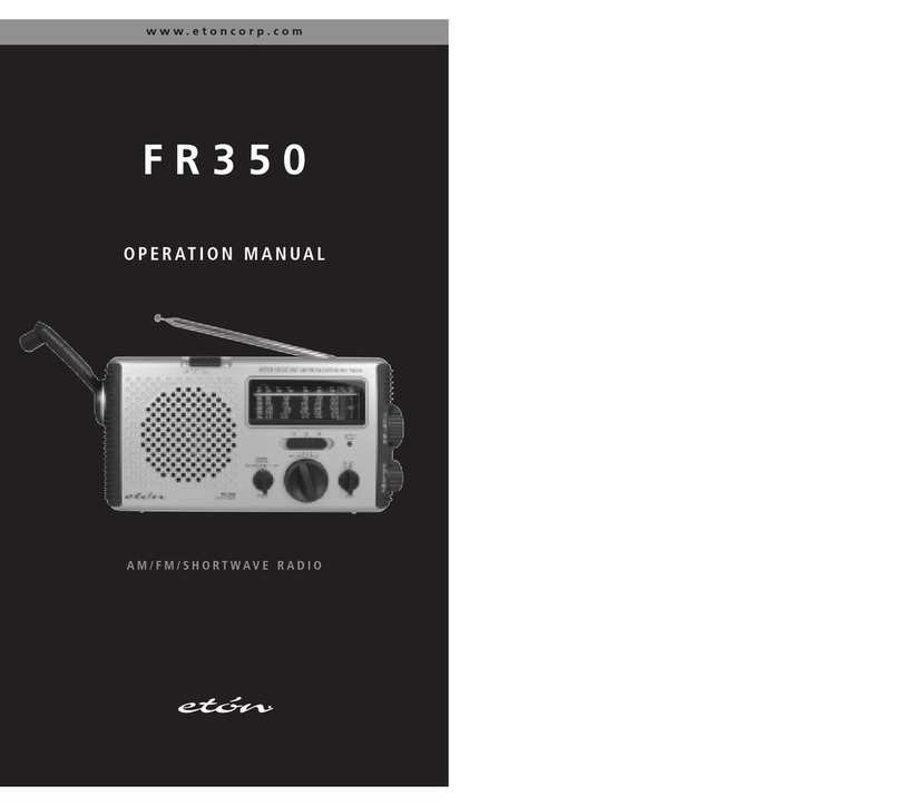 Eton American Red Cross FR350 Operation manual