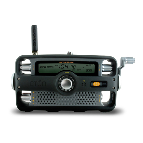 Eton FR1000 User manual