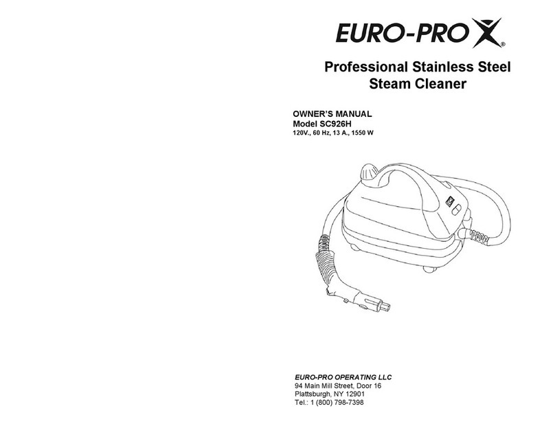 EUROPRO SC926H owner's manual