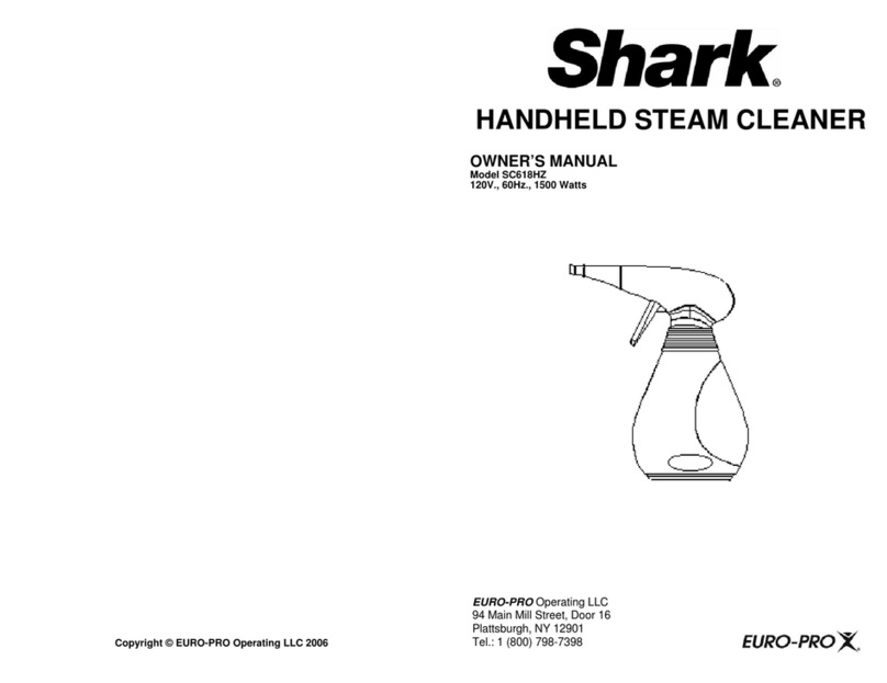 Shark SC618HZ owner's manual