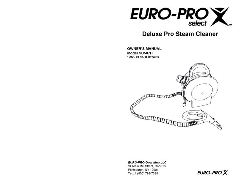 EUROPRO SC507H owner's manual
