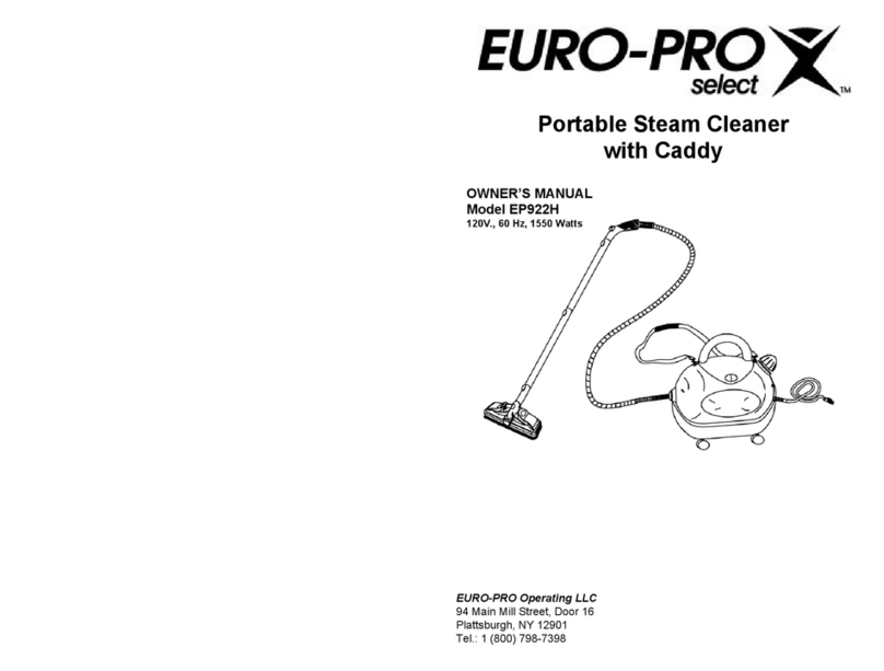 EUROPRO EURO-PRO SELECT EP922H owner's manual