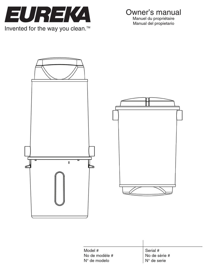 Eureka Vacuum System Cleaner owner's manual