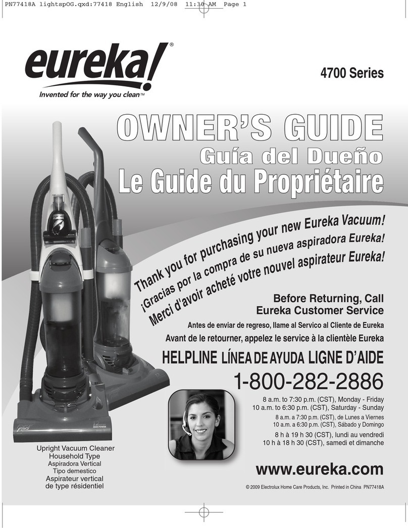 Eureka 4700 Series User manual