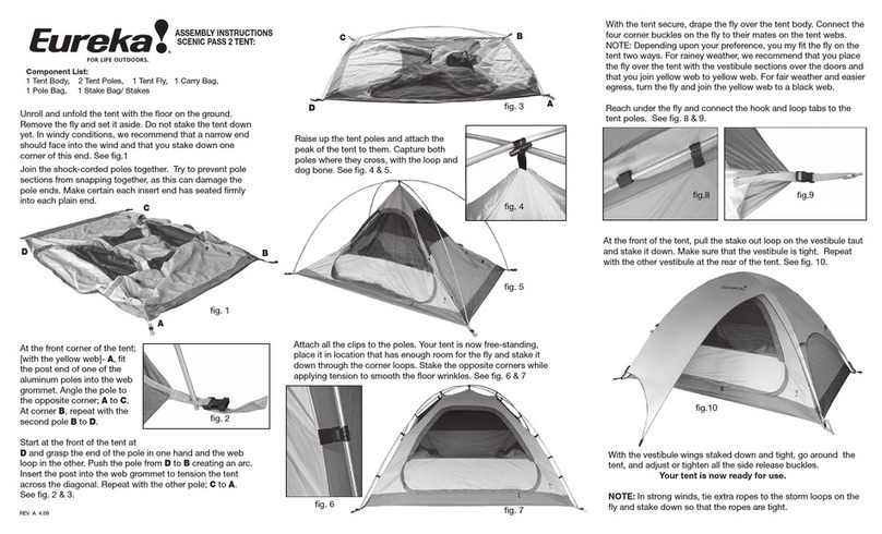 Eureka Scenic Pass 2 Scenic Pass 2 Assembly instructions