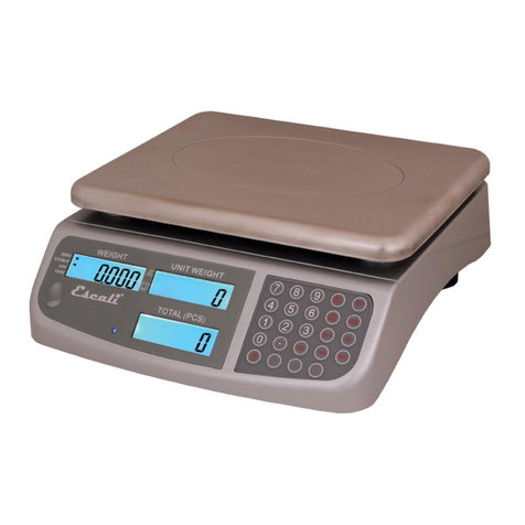 Escali C136 User manual