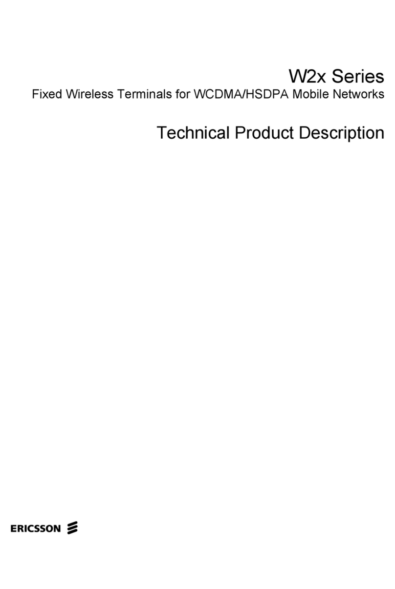Ericsson W2x Series Parts list manual