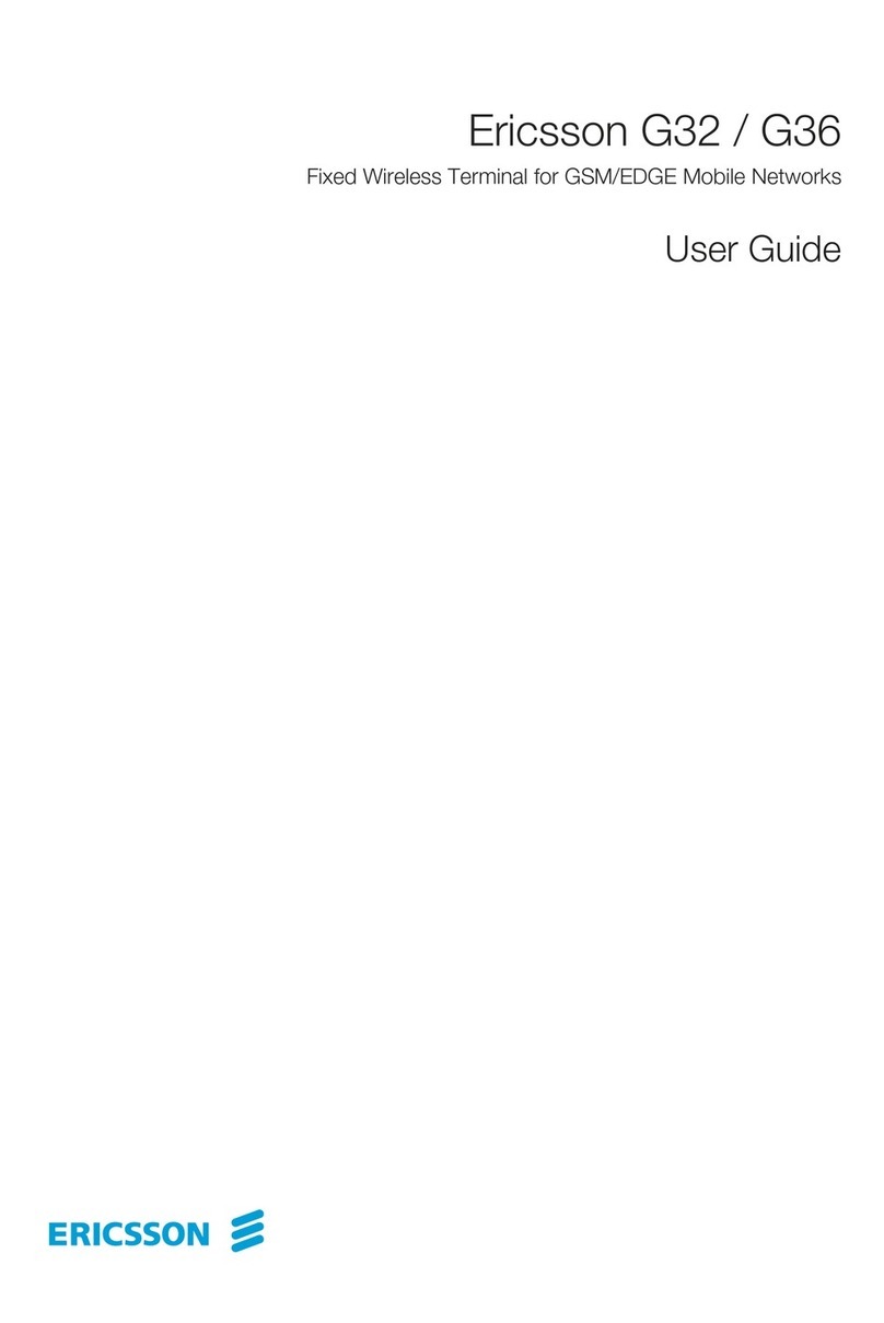 Ericsson G32 User manual