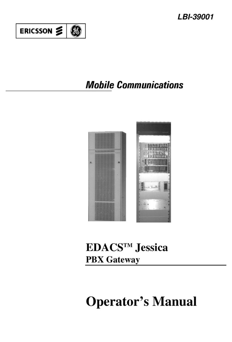 Ericsson LBI-39001 User manual