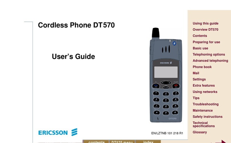 Ericsson DT570 user guide