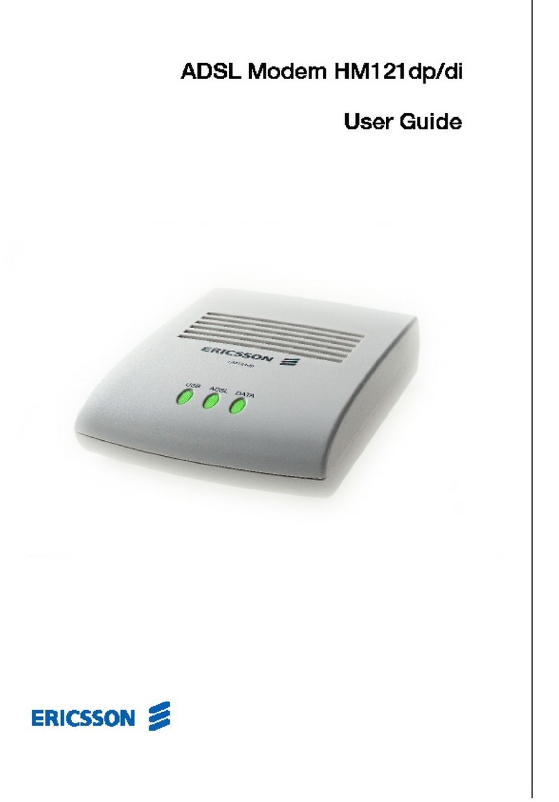 Ericsson HM121di User manual