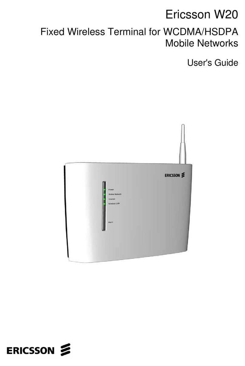 Ericsson WCDMA/HSDPA User manual