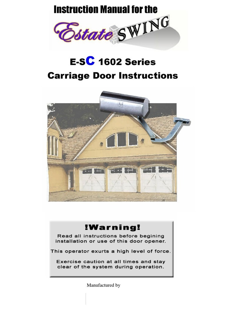 FAAC E-SC 1600 User manual