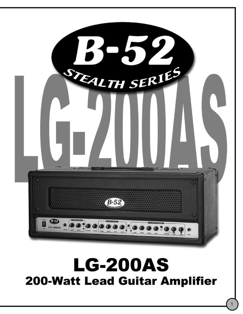 B-52 LG-200AS instruction manual