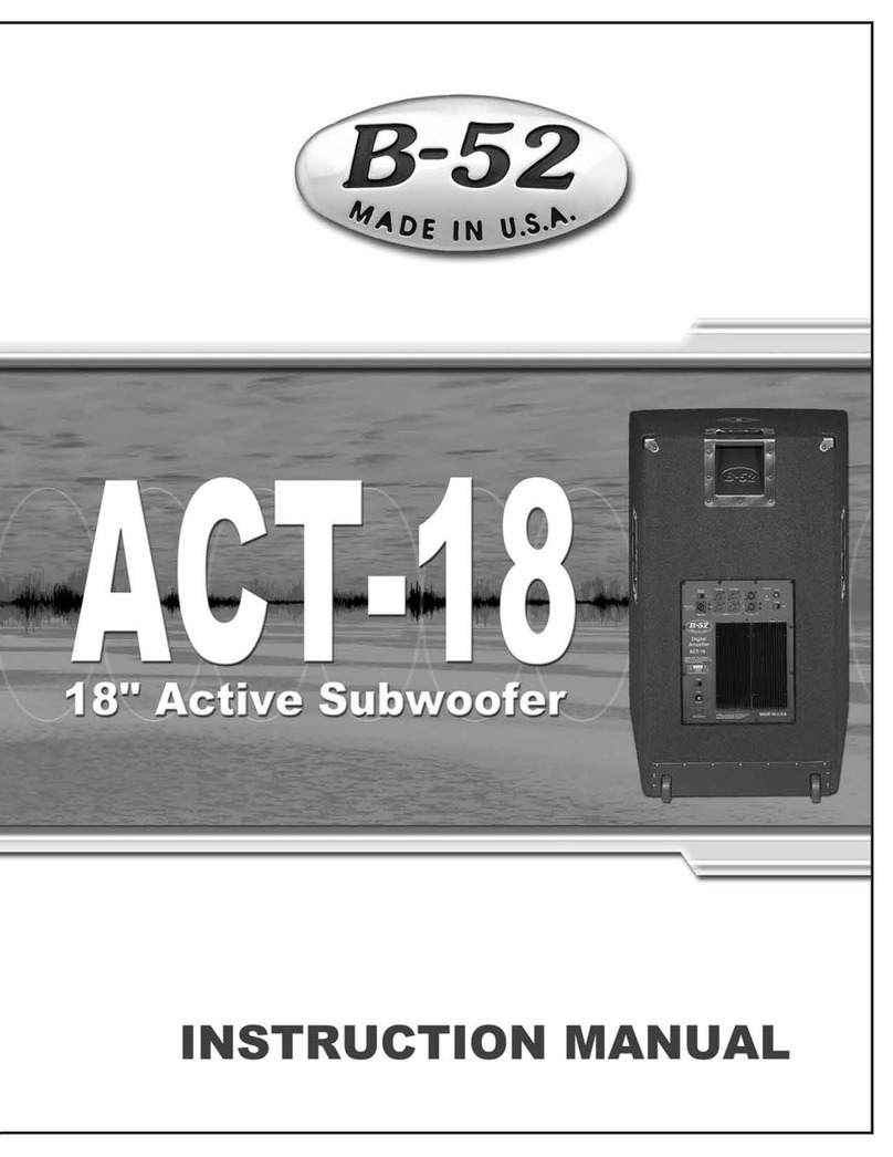 B-52 ACT18 instruction manual