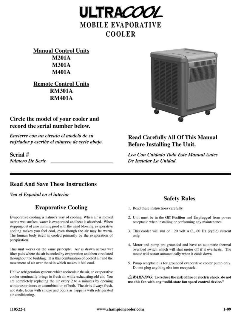 UltraCOOL M201A User manual