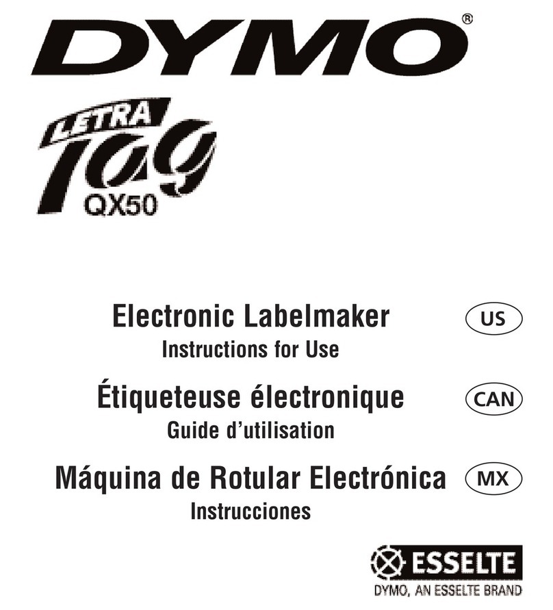 Esselte LECTRA TAG QX50 Instructions for use