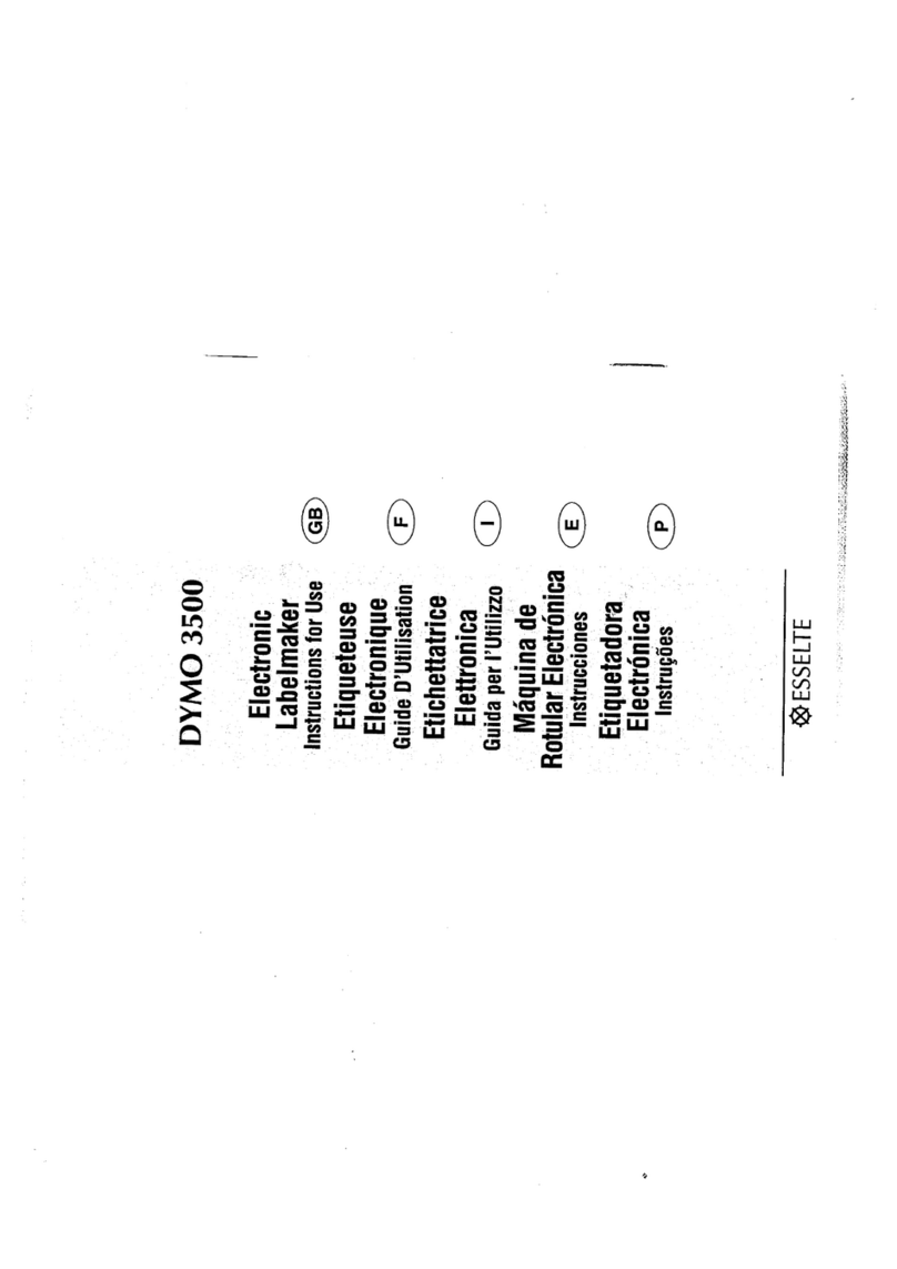 Esselte DYMO 3500 User manual