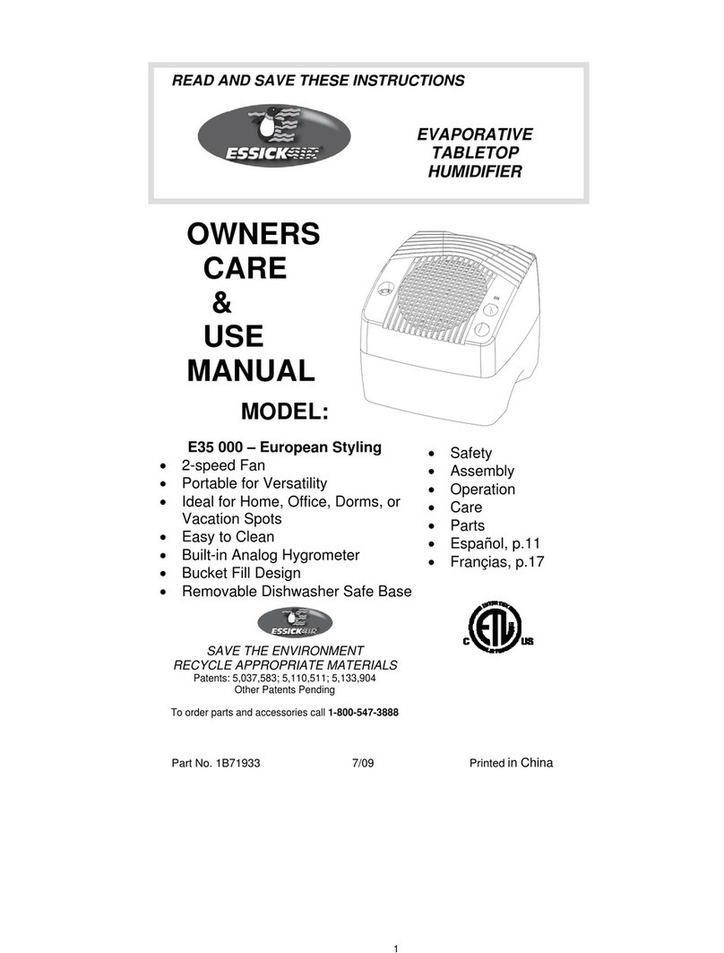 Essick E35 000 E35 Guide