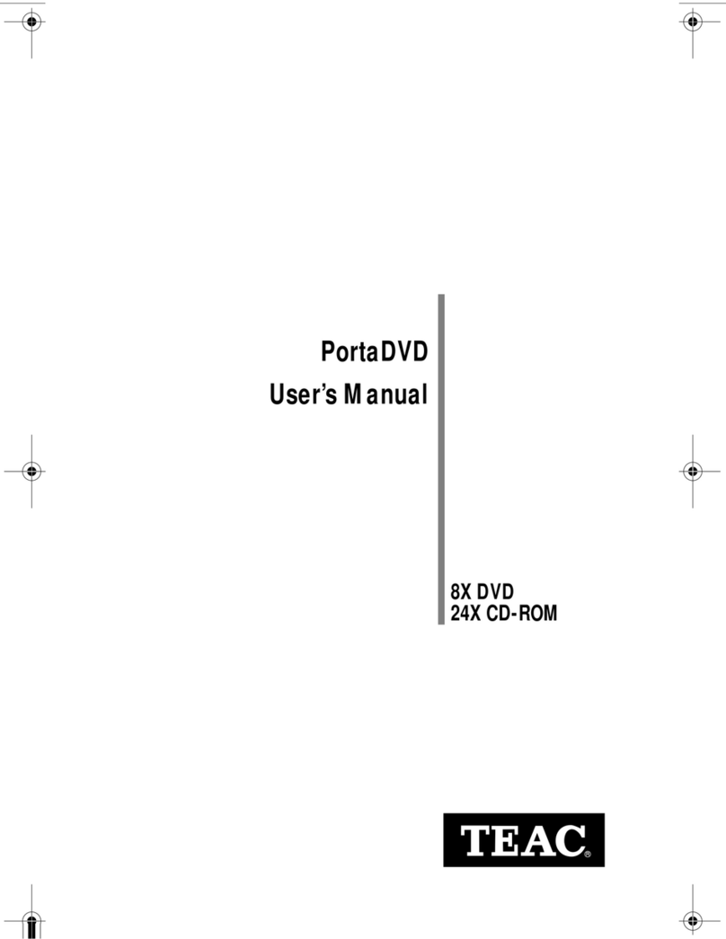 Teac PortaDVD User manual
