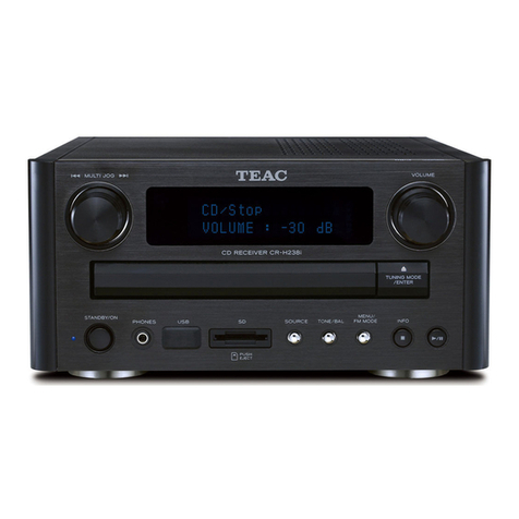 Teac CR-H238I owner's manual
