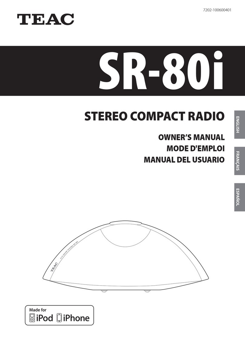 Teac SR-80i owner's manual