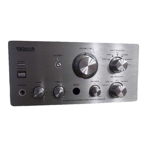 Teac A-H300mkII owner's manual