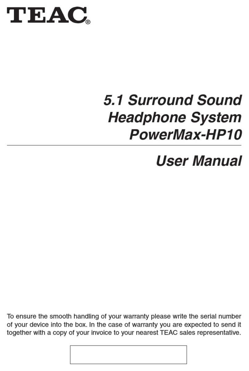 Teac PowerMax-HP10 user manual