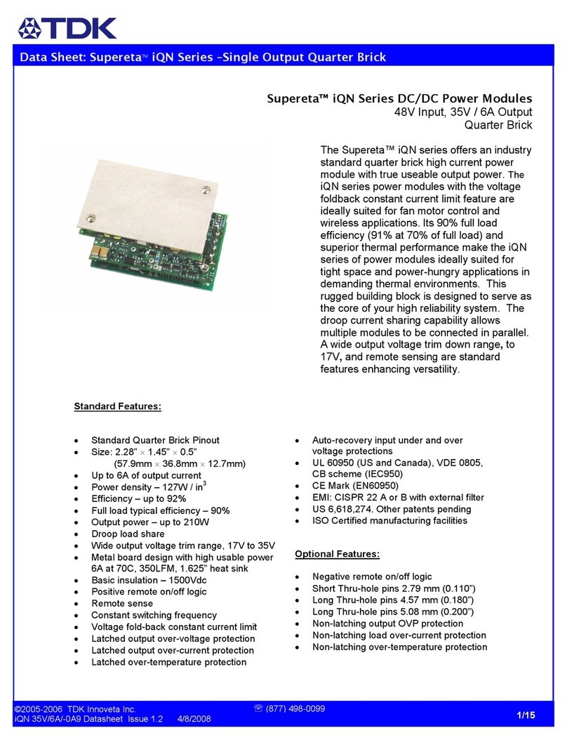TDK Supereta iQN series User manual