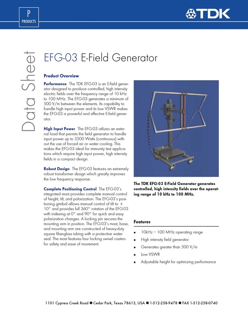 TDK EFG-03 datasheet