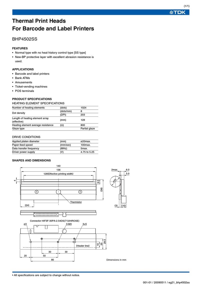 TDK BHP4502SS Specifications