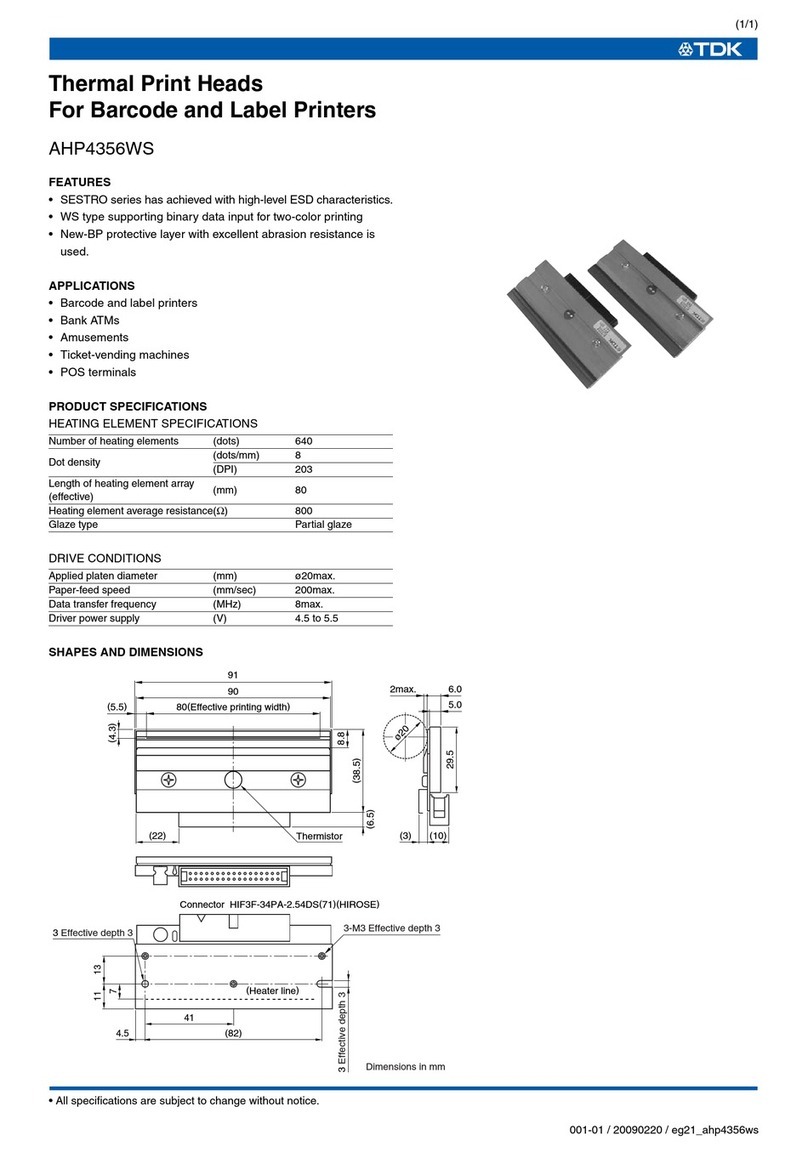 TDK AHP4356WS Specifications