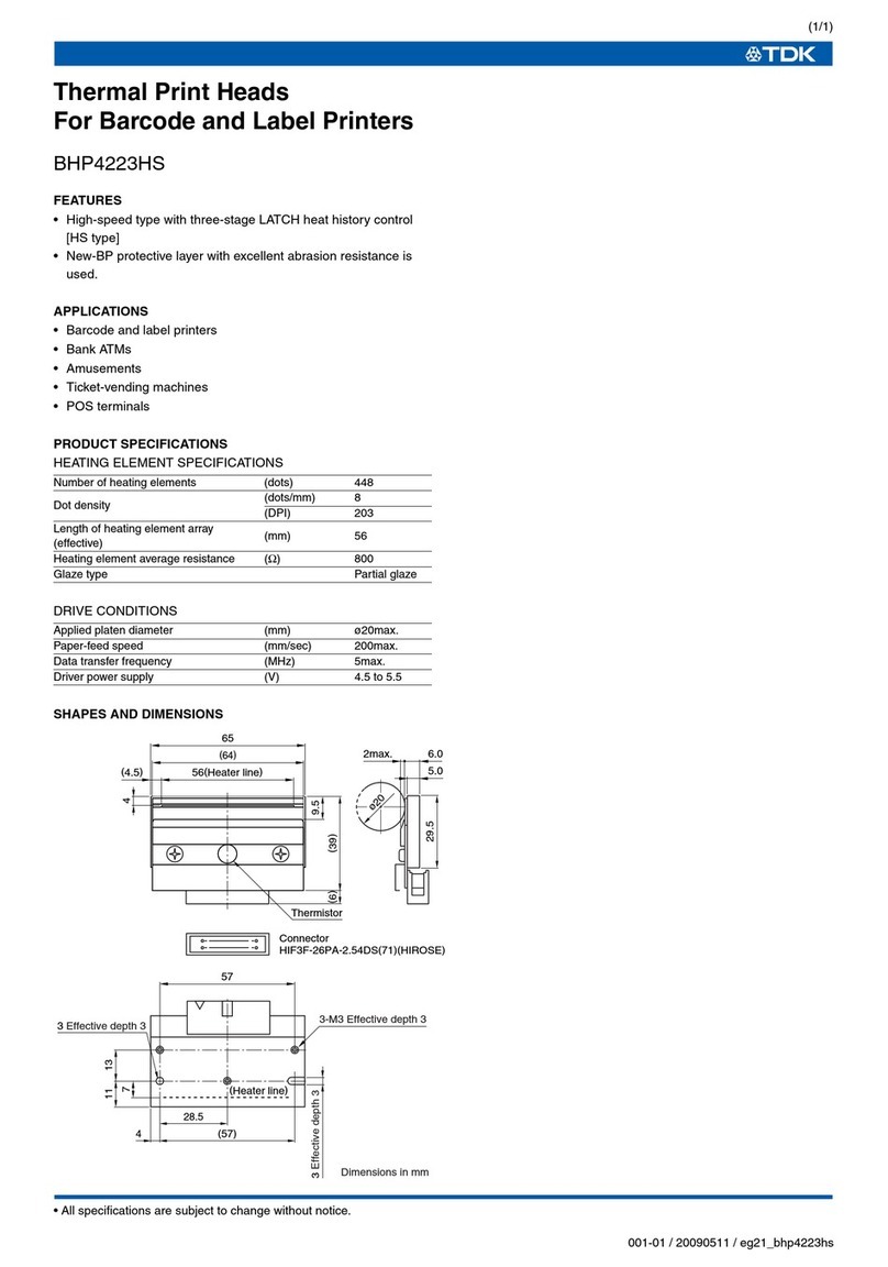 TDK BHP4223HS Specifications