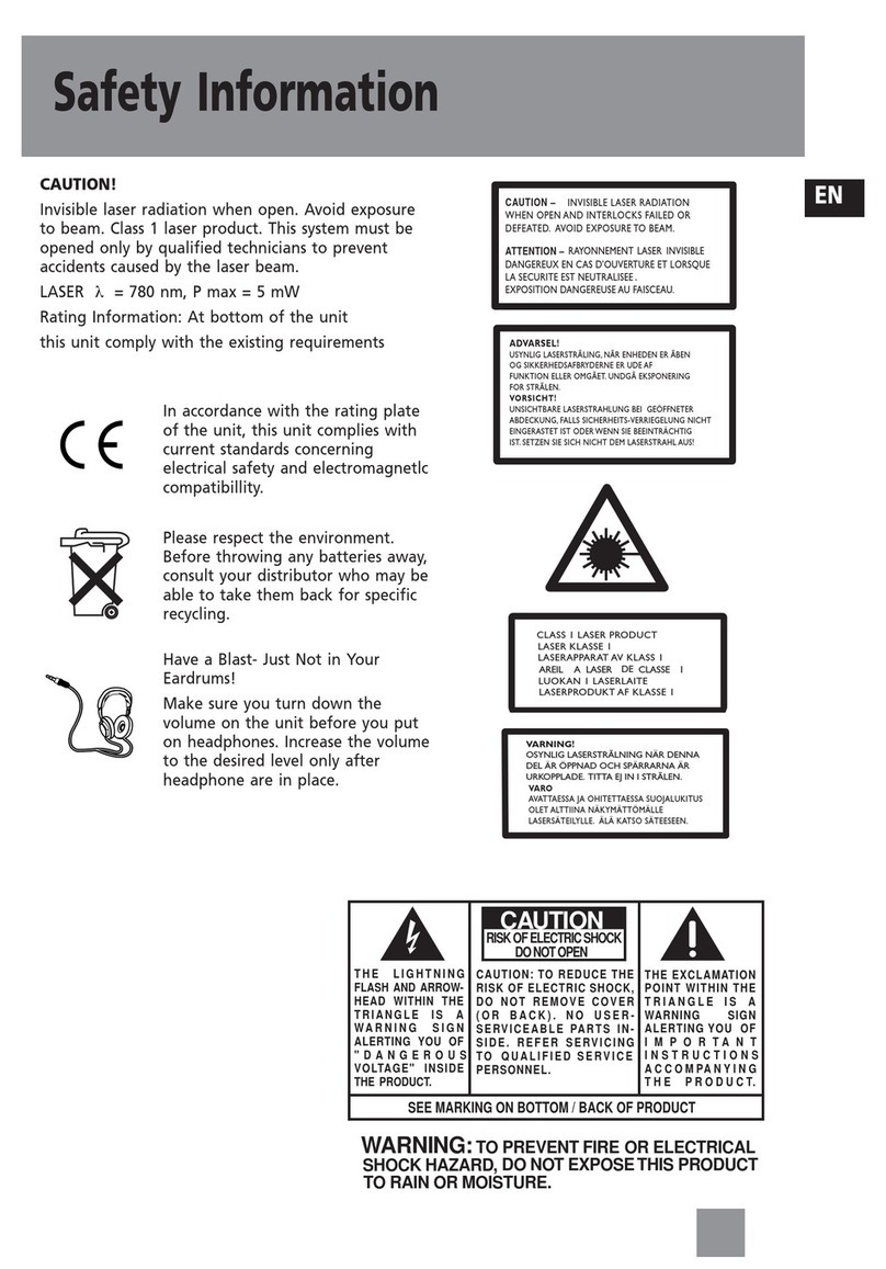THOMSON TM9233 owner's manual