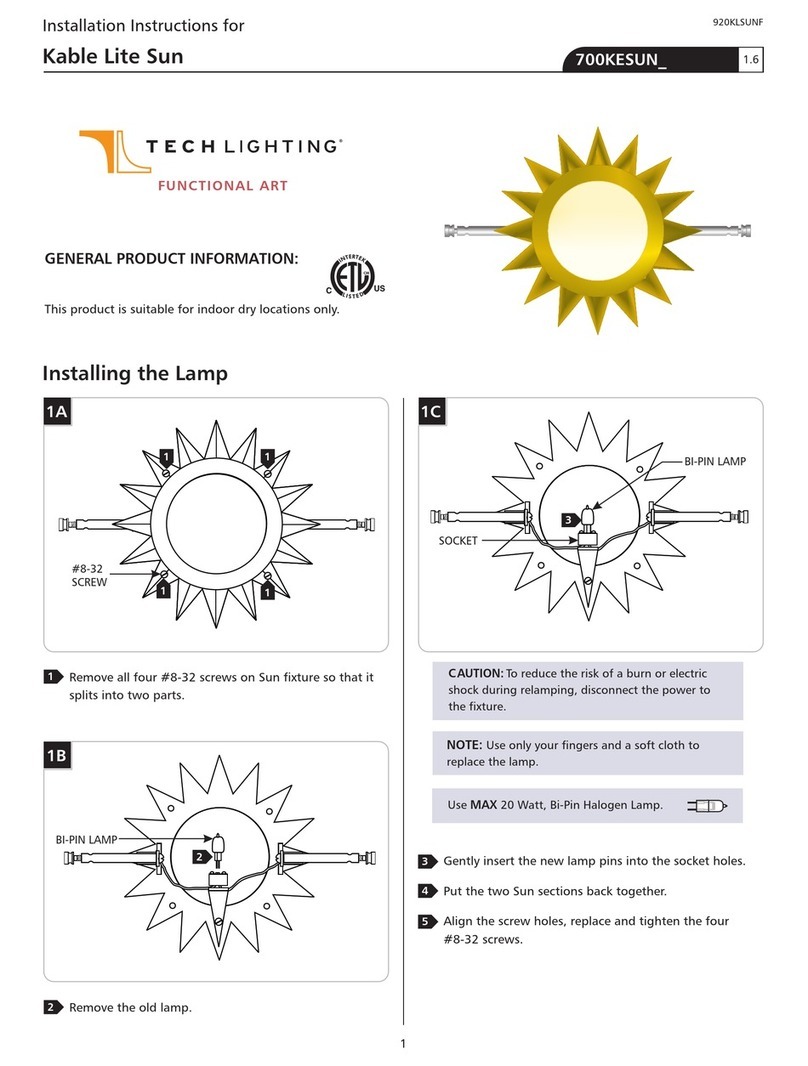 TECHLIGHTING 700KESUN User manual