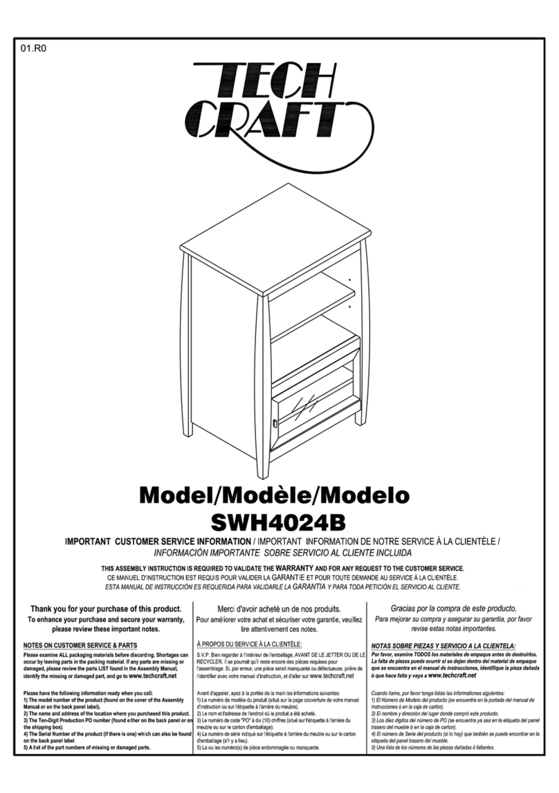 Tech Craft SWH4024B User manual Tech Craft SWH4024B User manual