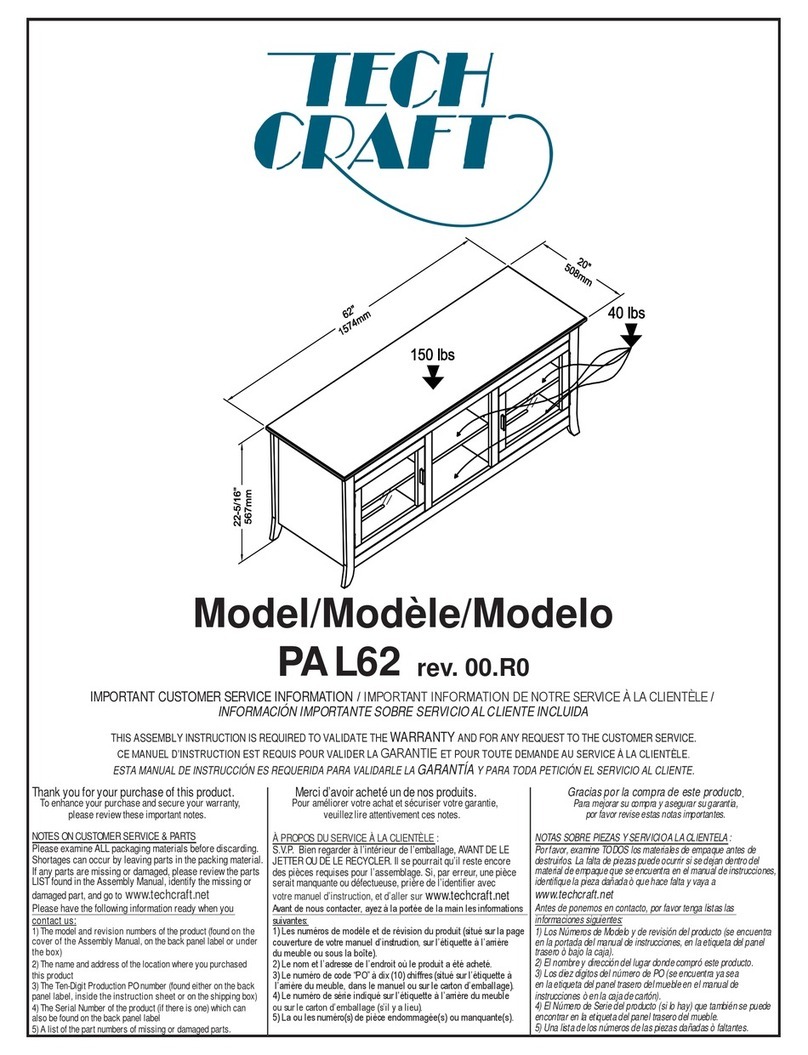 Tech Craft PAL62 User manual