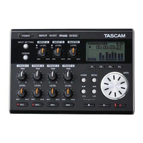 Tascam DP-004 User manual