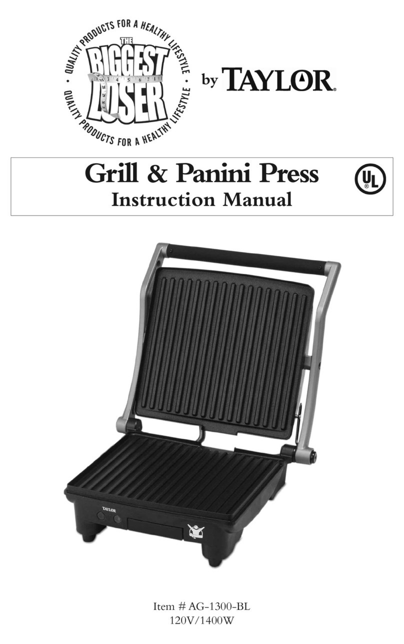 Taylor The Biggest Loser AG-1300-BL User manual