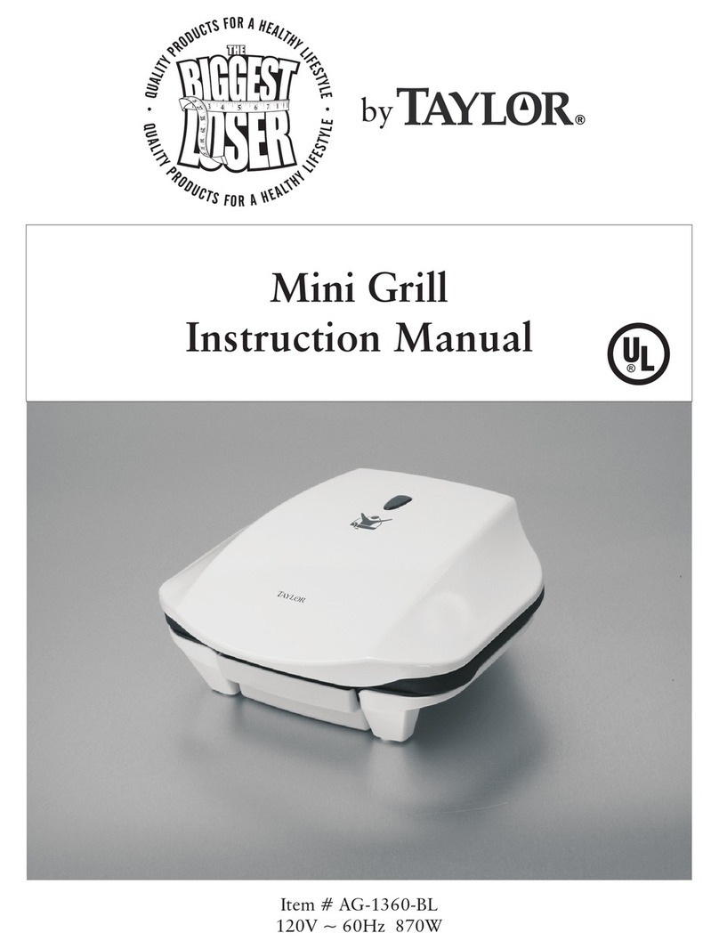 Taylor The Biggest Loser AG-1360-BL instruction manual
