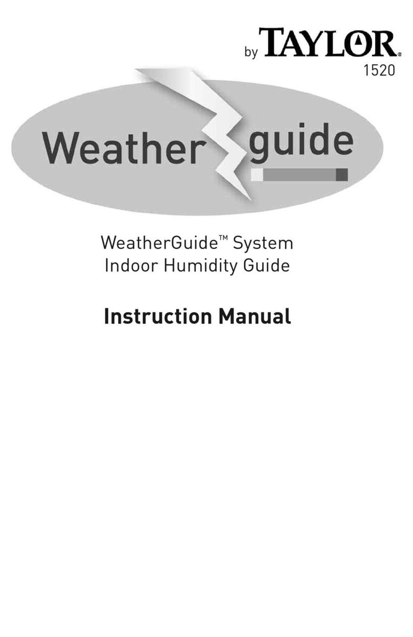 Taylor WeatherGuide 1520 instruction manual