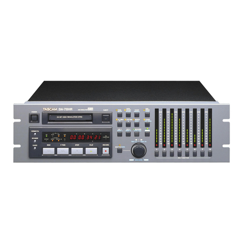 Tascam DA-78HR owner's manual