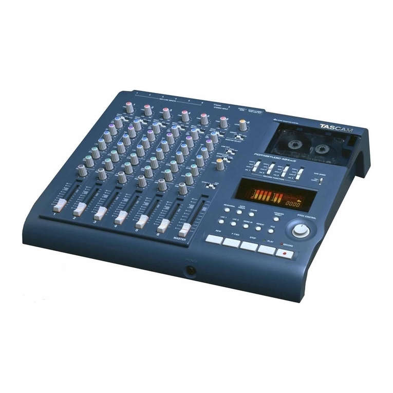 Tascam PORTASTUDIO 424 MKIII User manual