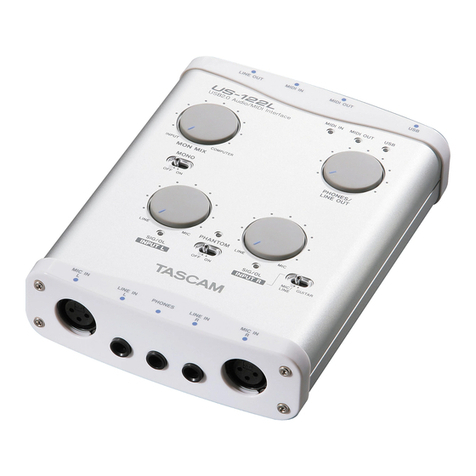 Tascam US-122L owner's manual