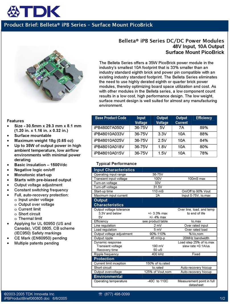 TDK Belleta iPB Series Product brief