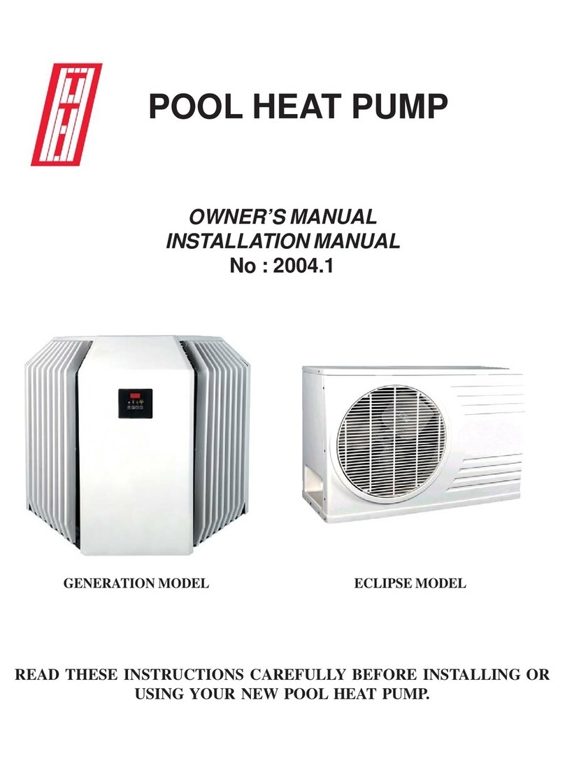 TTI Pool Heat Pump installation manual