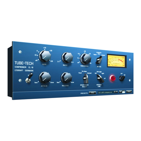 TC Electronic Tube-Tech CL 1B product manual TC Electronic Tube-Tech CL 1B product manual