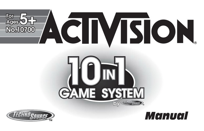Techno Source Activision 10 in 1 Game System User manual